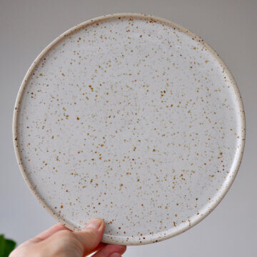 MUP plate white Ø 20 cm