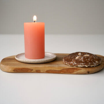 MUP side plate/candle plate white Ø 12 cm