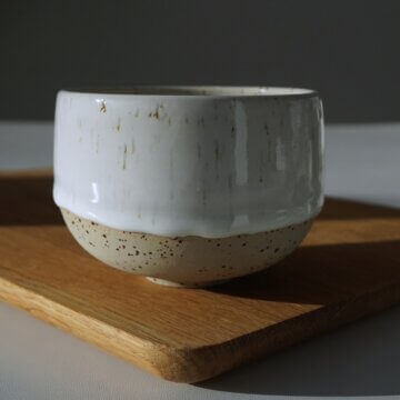 Matcha/Teeschale mit Fußring - Spots