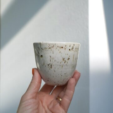 Tee/Kaffee-Becher weiss 5